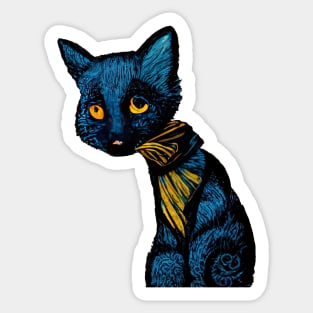 Vincent The Cat Sticker